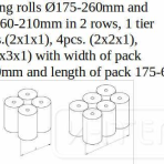 Packaging machine for toilet paper