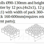 Packaging machine for toilet paper
