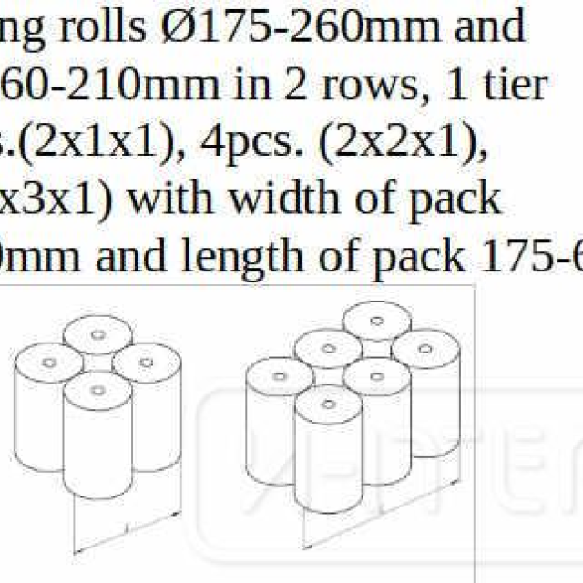 Packaging machine for toilet paper